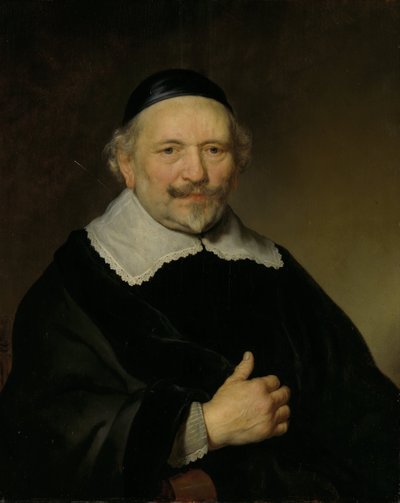 Porträt eines Mannes, vermutlich Augustijn Wtenbogaert (1577-1655) von Govert Flinck