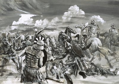 Sieg bei Gaugamela für Alexander den Großen von Graham Coton