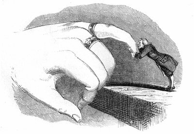Illustration für Gullivers Reisen von Jonathan Swift von Grandville (1803 47)