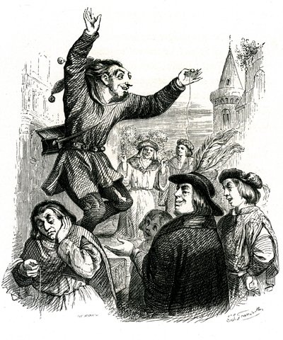 Der Narr, der Weisheit verkauft: La Fontaines Fabel von Grandville (1803 47)
