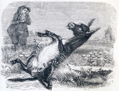 Der alte Mann und der Fuchs von Grandville