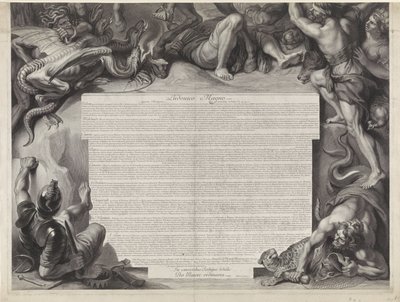Allegorisches Reiterporträt von Ludwig XIV., König von Frankreich von Gérard Edelinck