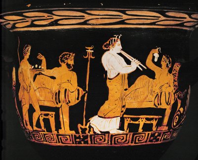 Festmahl-Szene von Greek Greek