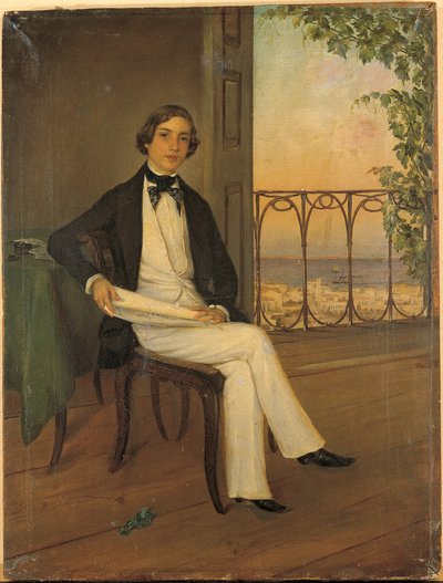 Jugendporträt des jungen Königs Otto von Greek School