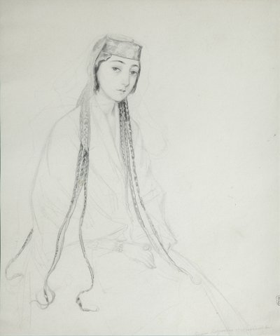 Porträt von Prinzessin Maria Maiko Orbeliani 1818-1849, 1840-1842 von Grigori Grigorevich Gagarin