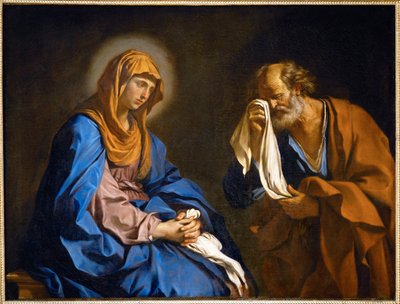 Die Tränen des Heiligen Petrus von Guercino (1591-1666)