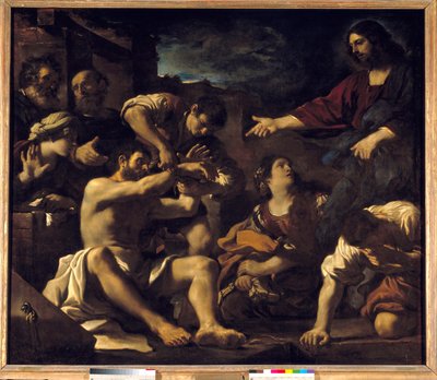 Die Auferstehung des Lazarus von Guercino