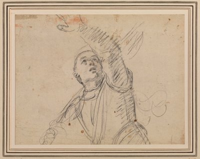 Guercino - Ein Soldat, nach dem Soldaten in An. Carraccis Auferstehung, Maisons-Lafitte von Guercino