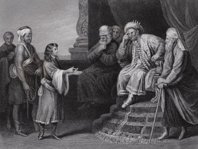 Joseph deutet den Traum des Pharao von Guercino