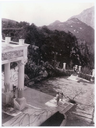 Haus von Oscar Wilde in Capri von Guglielmo (1852 1930) Plüschow