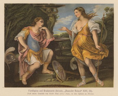 Szene aus Orlando Furioso, von Ludovico Ariosto von Guido (after) Reni