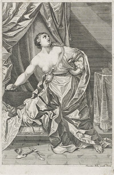 Tod der Lucretia, ca. 1700-50 von Guido after Reni