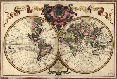 Mappemonde für den Gebrauch des Königs von Guillaume Delisle