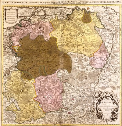 Nordbrabant, Limburg, Flämische Region, Wallonien, Niederlande, Belgien von Guillaume Delisle