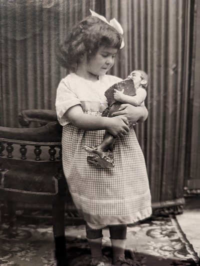 Frida Kahlo als Kind von Guillermo Kahlo