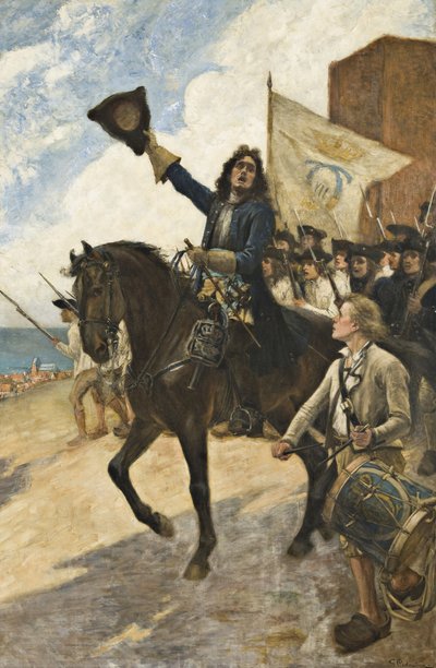 Magnus Stenbock in der Schlacht bei Helsingborg von Gustaf Cederström