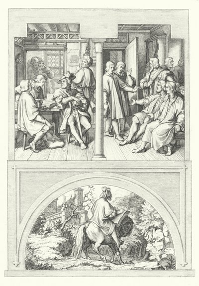 Szenen aus dem Leben von Martin Luther (Stich) von Gustav Ferdinand Leopold Konig
