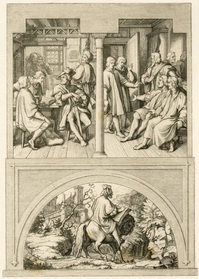 Mehrere Bilder aus Martin Luthers Leben von Gustav Ferdinand Leopold Konig