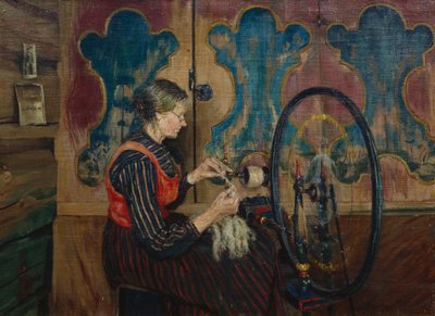 Spinnerin von Gustav Wentzel