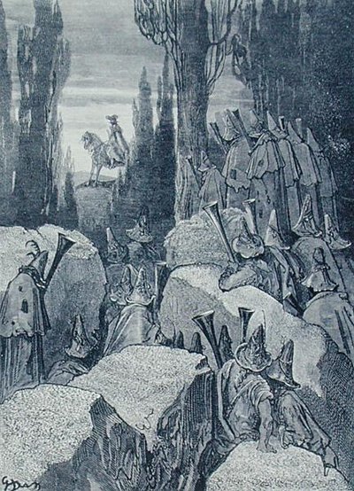 Münchhausen unter den Briganten, aus 