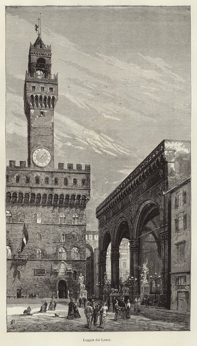 Loggia dei Lanzi von Gustave Bauernfeind
