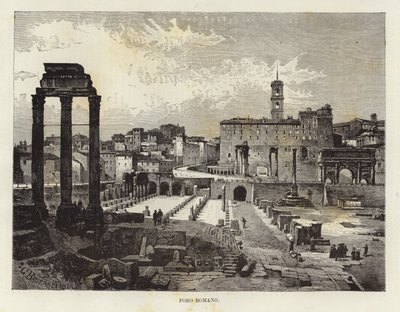 Das Römische Forum von Gustave Bauernfeind