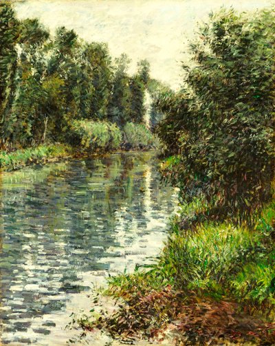 Ein kleiner Zweig der Seine, Argenteuil von Gustave Caillebotte