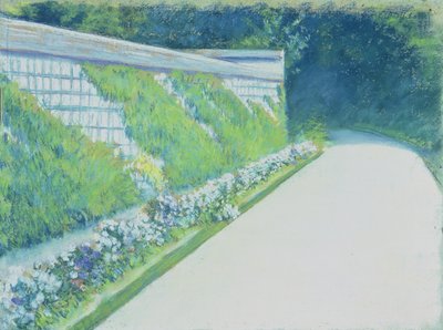 Le Mur du Jardin Potager, Yerres von Gustave Caillebotte