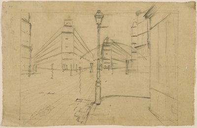 Studie für Pariser Straße; Regentag von Gustave Caillebotte