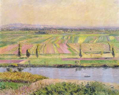 Die Ebene von Gennevilliers von den Hügeln von Argenteuil, 1888 von Gustave Caillebotte