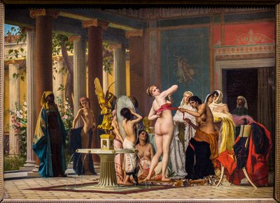 Nach dem Bad von Gustave Clarence Rodolphe Boulanger