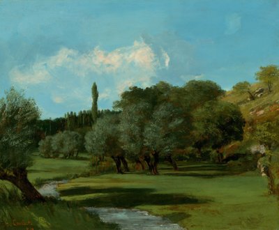 La Bretonnerie im Département Indre von Gustave Courbet