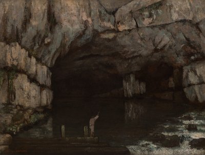 Die Grotte der Loue von Gustave Courbet