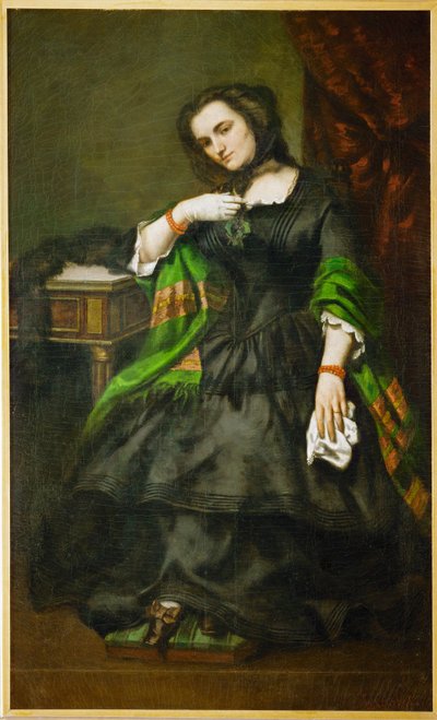 Mme. Auguste Cuoq von Gustave Courbet