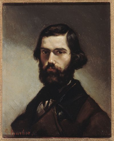 Porträt von Jules Vallès (1832-1885), Schriftsteller. von Gustave Courbet