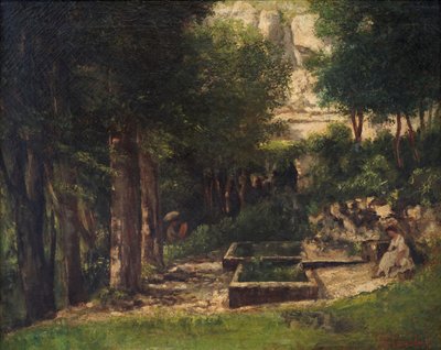 Der Frühling in Fouras Ein Maler und sein Modell von Gustave Courbet