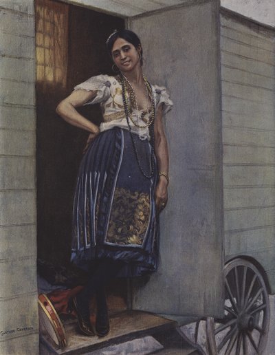 Zigeunerin von Gustave Claude Etienne Courtois