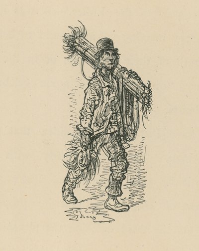 Ein Schornsteinfeger von Gustave Dore
