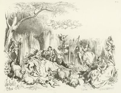 Eine Pastorale unter Ludwig XV. von Gustave Dore