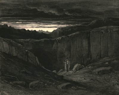 Lasst alle Hoffnung fahren, die ihr hier eintretet, ca. 1890 von Gustave Dore