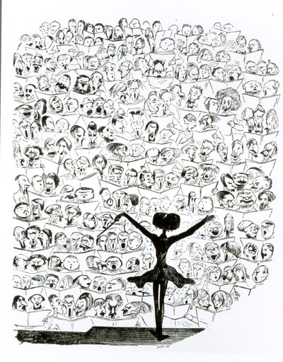 Konzert der Philharmonischen Gesellschaft, Karikatur von Hector Berlioz aus 