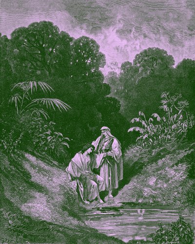 David und Jonathan, von Gustave Doré - Bibel von Gustave Dore