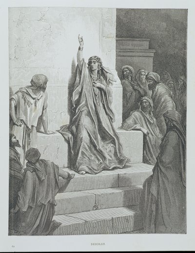Deborah, graviert von Ettlin, ca. 1868 von Gustave Dore