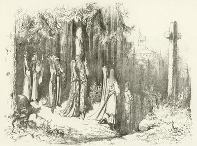 Andacht im 5. und 6. Jahrhundert - Fasten und Gebet von Gustave Dore