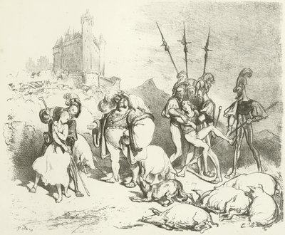 Feudaler Gebrauch von Gustave Dore