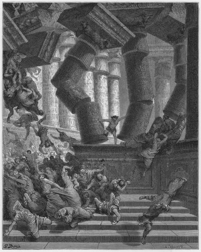Tod von Samson von Gustave Dore