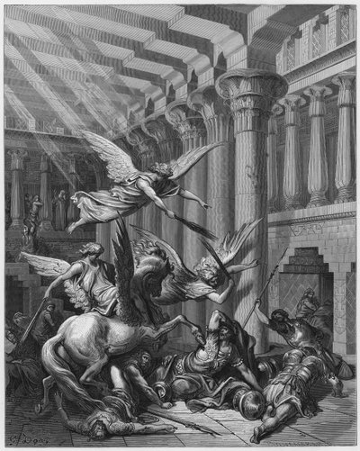 Heliodor wird niedergeworfen von Gustave Dore