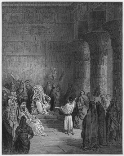 Gustave Dore Bibel: Joseph deutet den Traum des Pharao von Gustave Dore