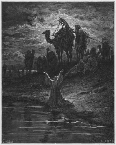 Gustave Dore Bibel: Das Gebet von Jakob von Gustave Dore