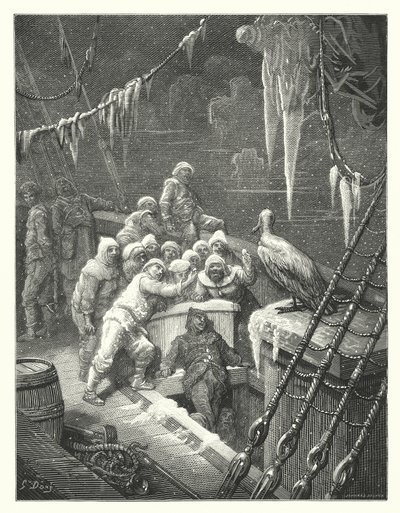 Gustave Doré Illustration für Coleridges Rime of the Ancient Mariner von Gustave Dore